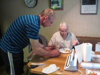 Vacuum packing the meals